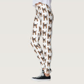 Afbeelding van de cartoon van Airedale doodsbange  Leggings (Links)