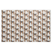 Afbeelding van de cartoon van Airedale doodsbange Stof (Fat Quarter)