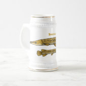 Afbeelding van de cartoon van Alligator garfish Bierpul (Voorkant links)