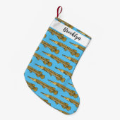 Afbeelding van de cartoon van Alligator garfish Kleine Kerstsok (Voorkant (Hangend))