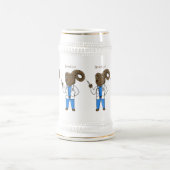 Afbeelding van de cartoon van Bighorn-schaap Bierpul (Center)