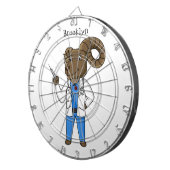 Afbeelding van de cartoon van Bighorn-schaap Dartbord (Voorkant Rechts)