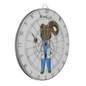 Afbeelding van de cartoon van Bighorn-schaap Dartbord (Voorkant Links)