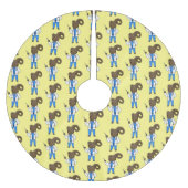 Afbeelding van de cartoon van Bighorn-schaap Kerstboom Rok (Voorkant)