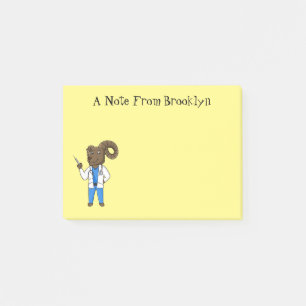 Afbeelding van de cartoon van Bighorn-schaap Post-it® Notes