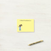 Afbeelding van de cartoon van Bighorn-schaap Post-it® Notes (Op bureau)