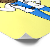 Afbeelding van de cartoon van Bighorn-schaap Poster (Hoek)