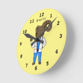 Afbeelding van de cartoon van Bighorn-schaap Ronde Klok (Hoek)