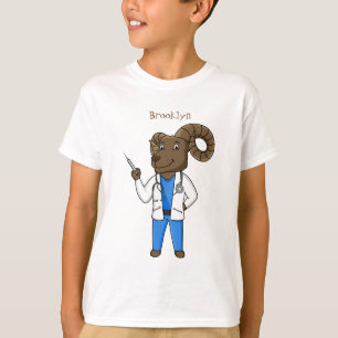 Afbeelding van de cartoon van Bighorn-schaap T-shirt