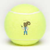 Afbeelding van de cartoon van Bighorn-schaap Tennisballen (Achterkant)