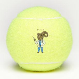 Afbeelding van de cartoon van Bighorn-schaap Tennisballen
