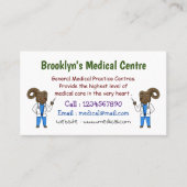 Afbeelding van de cartoon van Bighorn-schaap Visitekaartje (Voorkant)