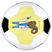 Afbeelding van de cartoon van Bighorn-schaap Voetbal (Gedraaid)