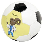 Afbeelding van de cartoon van Bighorn-schaap Voetbal (Drie kwart)