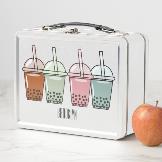 Afbeelding van de cartoon van bubbelthee (In situ)