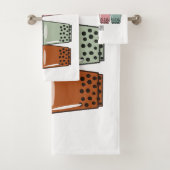 Afbeelding van de cartoon van bubbelthee bad handdoek (Insitu)