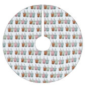 Afbeelding van de cartoon van bubbelthee kerstboom rok (Voorkant)