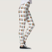 Afbeelding van de cartoon van bubbelthee leggings (Rechts)