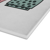 Afbeelding van de cartoon van bubbelthee snijplank (Hoek)