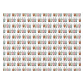 Afbeelding van de cartoon van bubbelthee tafelkleed (Voorkant (Horizontaal))