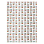 Afbeelding van de cartoon van bubbelthee tafelkleed (Voorkant)