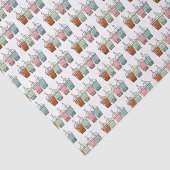 Afbeelding van de cartoon van bubbelthee tissuepapier (Detail)