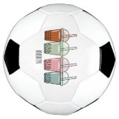 Afbeelding van de cartoon van bubbelthee voetbal (Gedraaid)