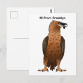 Afbeelding van de cartoon van de bietenteelt briefkaart (Voorkant / Achterkant)