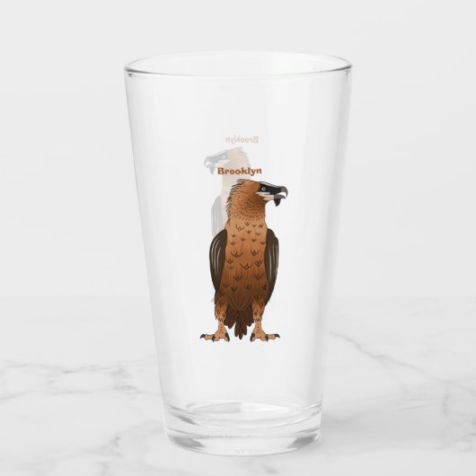 Afbeelding van de cartoon van de bietenteelt glas (Achterkant)