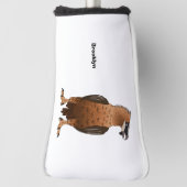 Afbeelding van de cartoon van de bietenteelt golfheadcover (Draai 90)