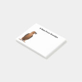 Afbeelding van de cartoon van de bietenteelt post-it® notes (Schuin)