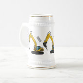 Afbeelding van de cartoon van de breker bierpul (Voorkant links)