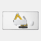 Afbeelding van de cartoon van de breker bureaumat (Keyboard & Muis)