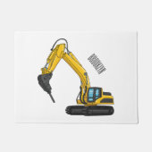 Afbeelding van de cartoon van de breker deurmat (Voorkant)