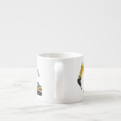 Afbeelding van de cartoon van de breker espresso kop (Achterkant)