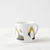 Afbeelding van de cartoon van de breker espresso kop (Voorkant rechts)