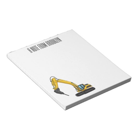 Afbeelding van de cartoon van de breker notitieblok (Schuin)