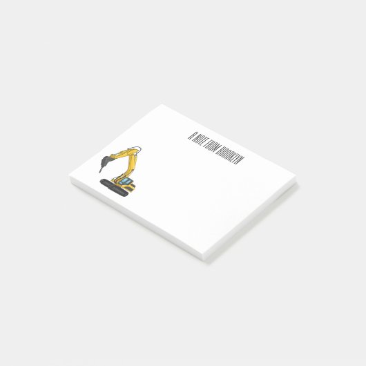 Afbeelding van de cartoon van de breker post-it® notes (Schuin)