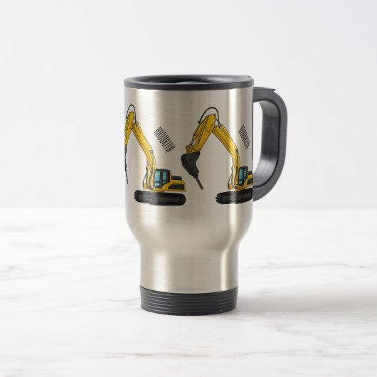 Afbeelding van de cartoon van de breker reisbeker (Voorkant rechts)