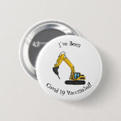 Afbeelding van de cartoon van de breker ronde button 5,7 cm (Voorkant /achterkant)