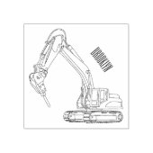 Afbeelding van de cartoon van de breker rubberstempel (Afrduk)