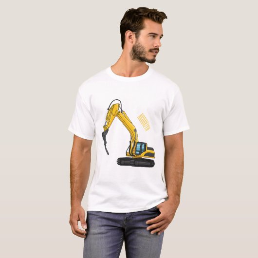 Afbeelding van de cartoon van de breker t-shirt (Voorkant volledig)