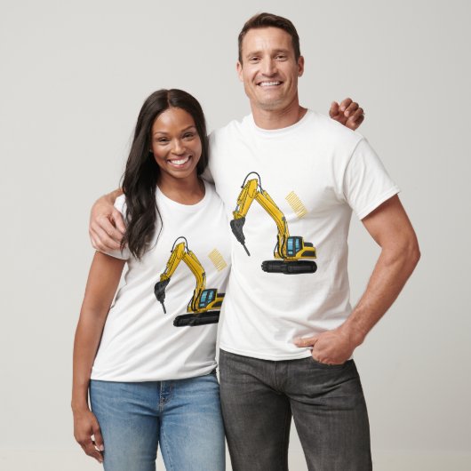 Afbeelding van de cartoon van de breker t-shirt (Unisex)