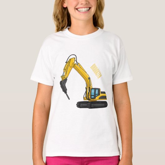 Afbeelding van de cartoon van de breker t-shirt (Voorkant)