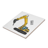 Afbeelding van de cartoon van de breker tegeltje (Zijkant)