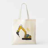 Afbeelding van de cartoon van de breker tote bag (Achterkant)