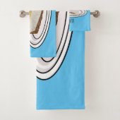 Afbeelding van de cartoon van de citroenkaasmakeri bad handdoek (Insitu)