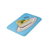 Afbeelding van de cartoon van de citroenkaasmakeri badmat (Gekanteld)