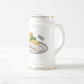 Afbeelding van de cartoon van de citroenkaasmakeri bierpul (Voorkant rechts)