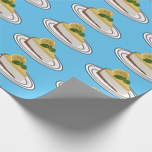 Afbeelding van de cartoon van de citroenkaasmakeri cadeaupapier (Hoek)